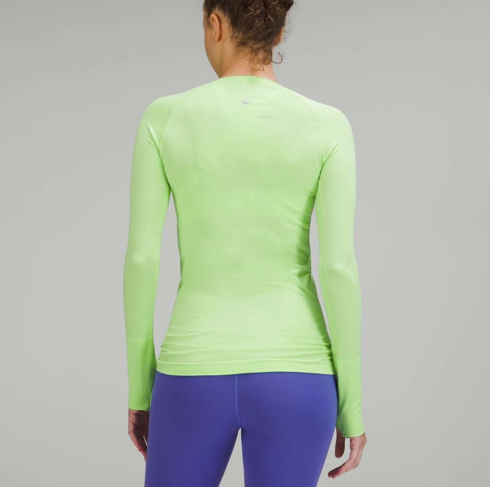 Lululemon Swiftly Tech Long Sleeve Shirt 2.0Scream Green Light - Picture 6 of 10
